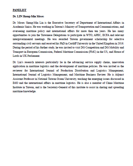 INTERDISCIPLINARY MARITIME PRACTICE (IMP) SERIES III WEBINAR 7
